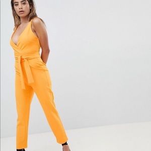Mustard colored jumpsuit